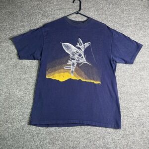 Vintage F4 Tactical Fighter Bombers Black Bird T-shirt Hanes XL Double Sided